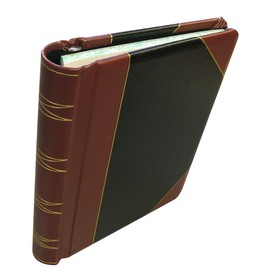 Corpkit Corporate Records, 3 Post Minute Book: 1/4 Bind Leather Binder, 8.5 x 11, Binder Only(Rectangular Post)