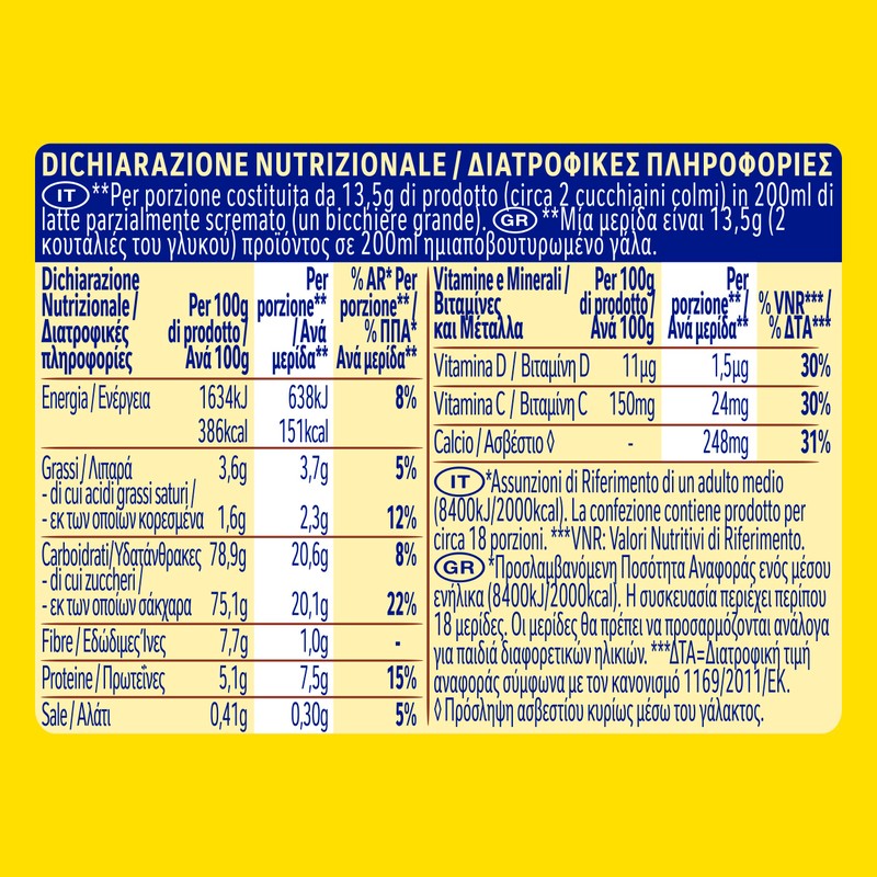 NESQUIK Preparato per Bevanda con Cacao Solubile, Barattolo 250g