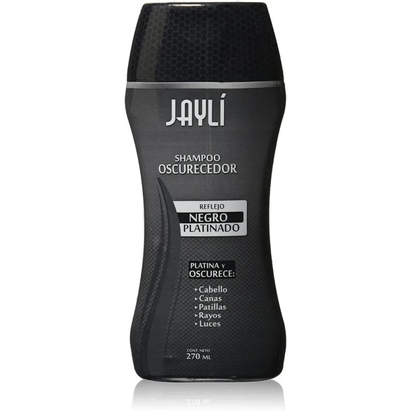 Shampoo Jayli Oscurecedor De Cabello Negro 270 Ml