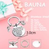 BAUNA Midwife Gifts Doula Nurse Keychain OBGYN Jewelry for Midwife