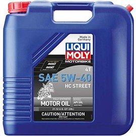Liqui Moly 20416 4T HC Street Motor Oil - 5W-40-20L.
