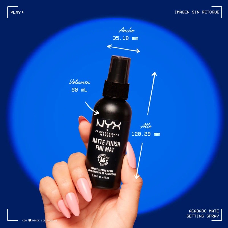 NYX Professional MakeUp Matte Finish Fini Mat