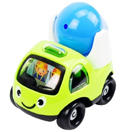 Ovewibi Push and Go Trucks Friction Powered Car Mixer for 1 2 Year Old Boy Birthday Gift for Infant Toddlers