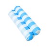 5-Pack, Cylindrical Striped Dual Tube Swimming Pool Float Adult Swimming