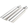 LCGP 2 Pcs 2.5" Inlet Exhaust Tips,2.5" Inlet x 4"