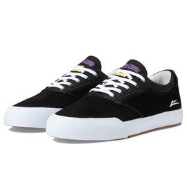 Lakai Wilkins Men's Skateboarding Shoes, Black Suede, 5