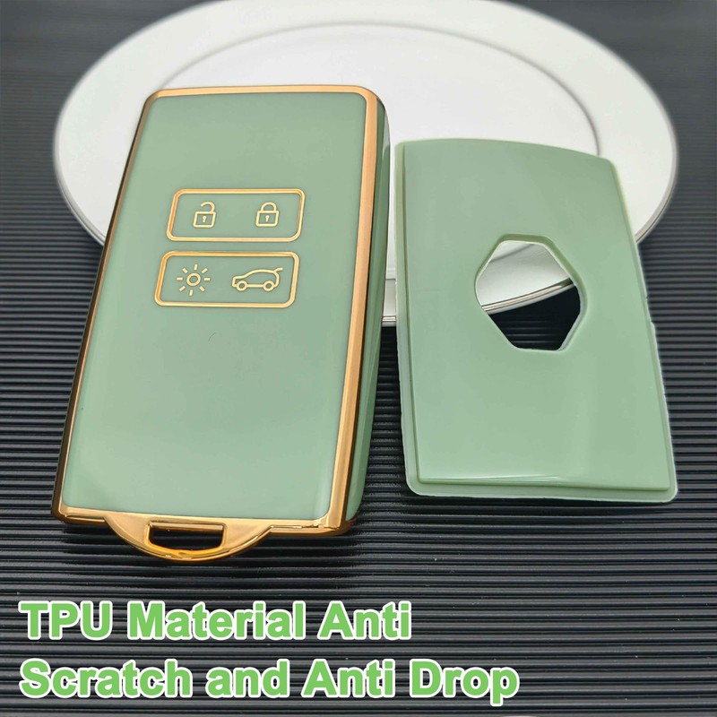 FEXPDL Car Key Cover Case for Renault Key Card Case,