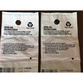 NEW GIRL SCOUT NUMERAL "6 OR 9" LOT OF 2 IRON-ON. FREE SHIPPING