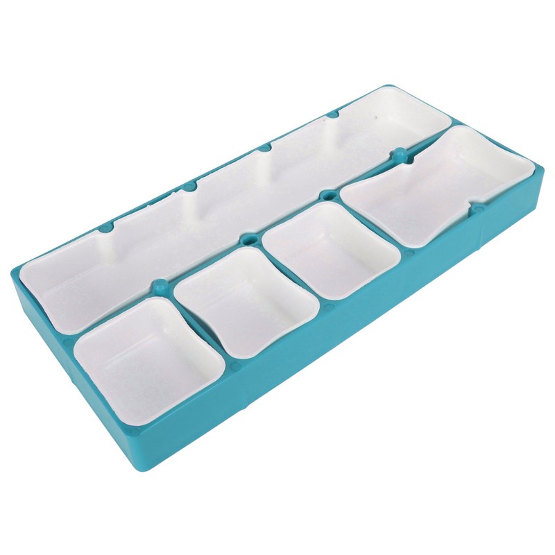 Watch Parts Storage Box Stackable 5 Compartments Acrylic Rubber Watch