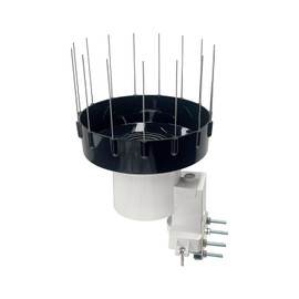 ECOWITT WH40BH Wireless Rain Gauge Outdoor Sensor, with 5cm/1.96in Height Self-Emptying Rainfall Collector Funnel, 15 Pcs Bird Spikes - - Accessory Only, Can Not Be Used Alone, 915 MHz