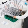 Restaurantware Clean Tek Professional Full Drop Glass Rack Extender, 1