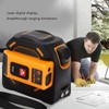 Laser Tape Measure High Accuracy ABS Housing Manganese Steel Digital