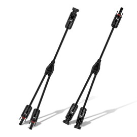 Newpowa Solar Panel Y Branch Cable Connectors Parallel Adaptor (M/FF,F/MM) Plug for Solar Charge System