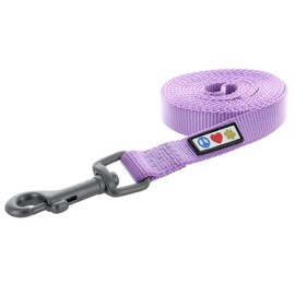Pawtitas 6 FT Solid Color Leash Puppy Leash Dog Leash Comfortable Handle Dog Training Leash 6 ft Dog Leash Medium Dog Leash / Large Dog Leash Orchid Dog Leash