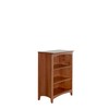 Camaflexi Shaker Style Bookcase, 36", Brown