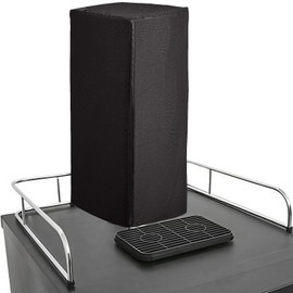 Kegerator Beer Tower Cover, Single or Double Tap Draft Tower Dust Cover, Waterproof, Tear-Resistant, Durable 600D (18*6.5*10, Black)