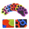 Gadpiparty 36Pcs Cat Paw Carpet Markers Reusable Spots for Classroom