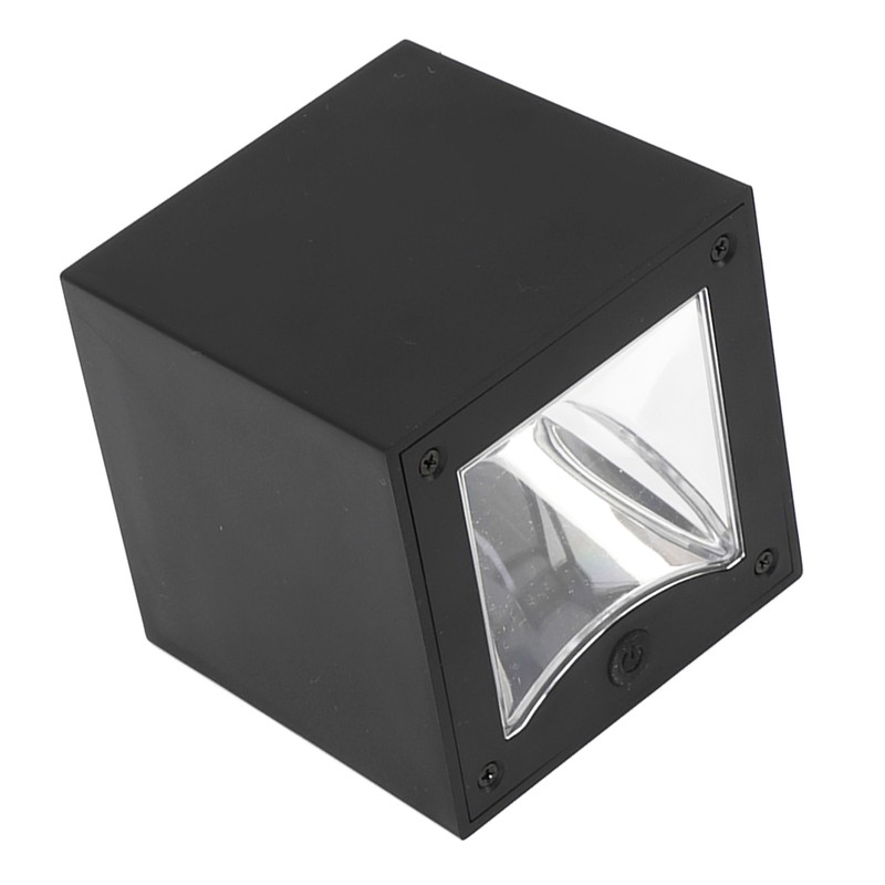 Solar Square Wall Light Wiring Free Intelligent Light Control Fence