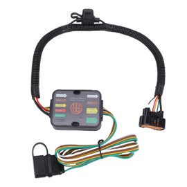 Fabater 4 Pin Trailer Wiring Harness for SantaFe, Palisade, Cruz, Tucson, Telluride, Carnival, 56420, 118784, 4 Way Trailer Light Converter Wire, Towing Hitch Wiring Replacement