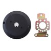 Gazechimp Boat Steering Wheel Bezel 90 Degree Mount for Rotary
