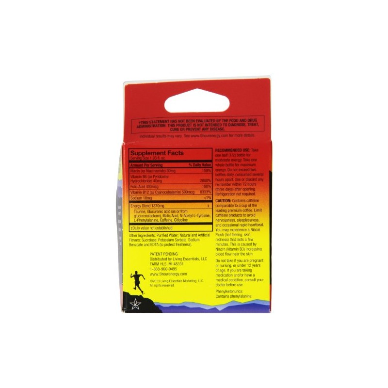 5-hour Energy, Berry Flavor, 2-ct, 1.93 fl oz