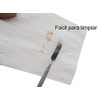 Paleta Acero Inoxidable Para Mezclar Maquillaje Con Espátula Rectangular