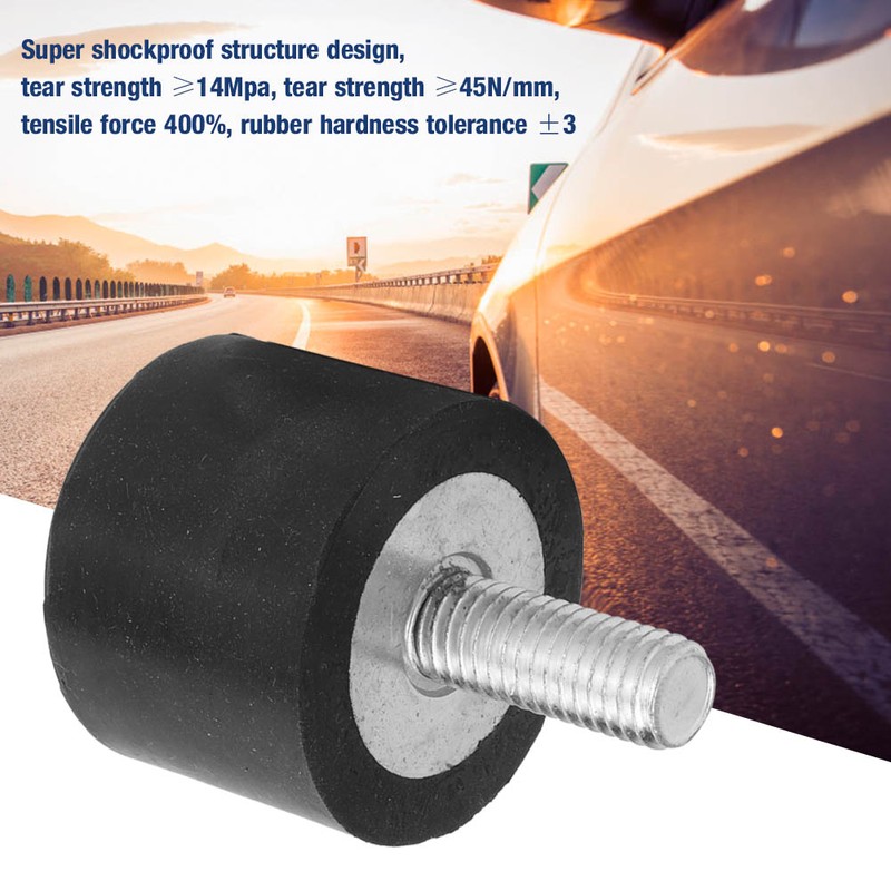 4PCS Anti Vibration Rubber Bobbin Mount Isolator Anti Shock Vibration