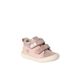 Vertbaudet Baby Lauflernschuhe mit Klett aus weichem Leder rosa 23