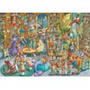 Ravensburger Midnight at The Library Puzzle - 1000 Unique Pieces