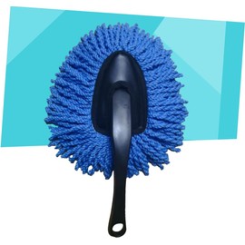 VICASKY Mini Plumero para Coche de Microfibra Azul Desmontable Limpieza Automotriz Interior Verano Succión Rápida para Tablero y Superficies Domésticas