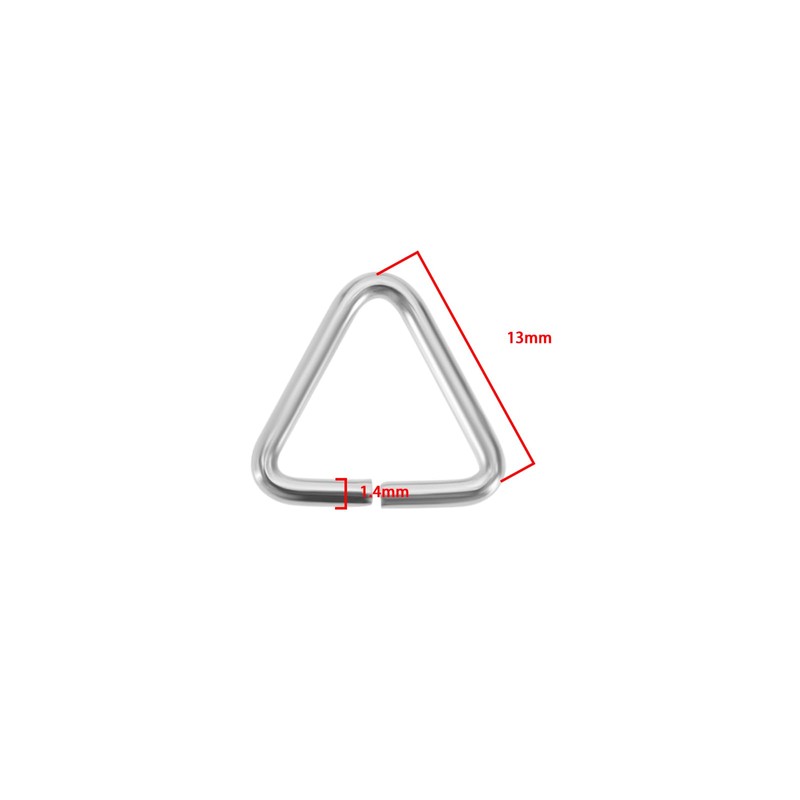 EMSea 20pcs Sink Stopper Triangle Buckle Drain Plug Chain Triangles