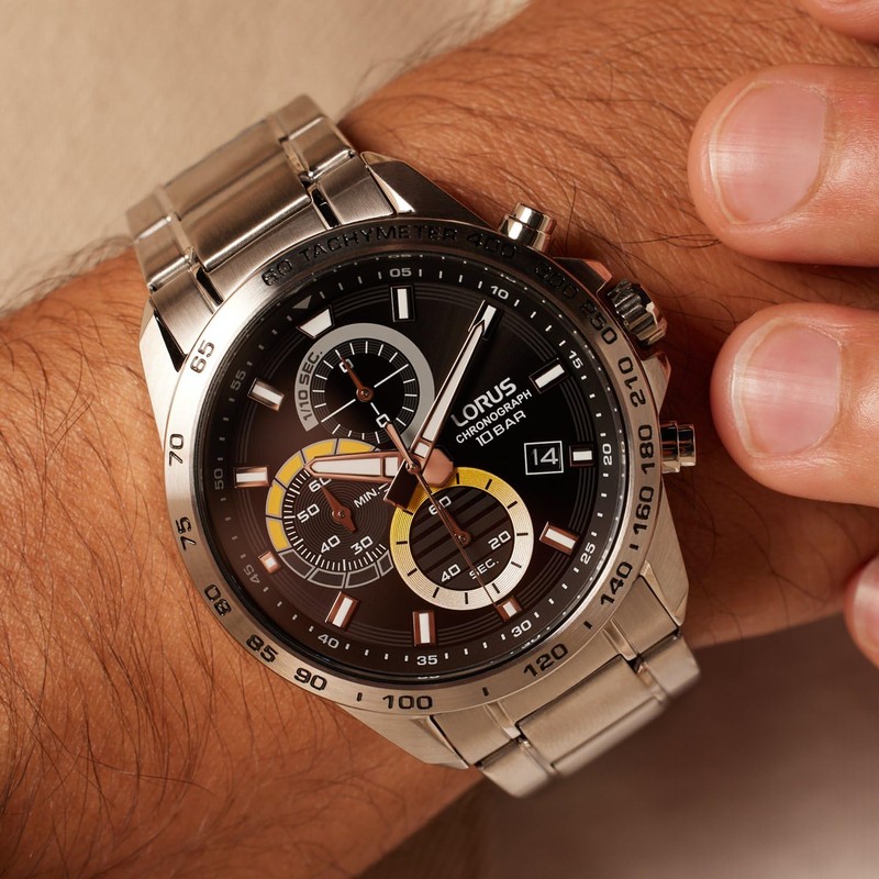 Lorus RM351JX9 Men's Watch, silver, Classic