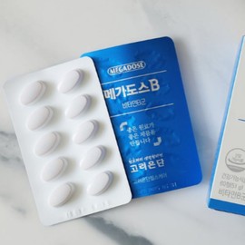 Korea Eundan Megadose B Vitamin B Complex 60 tablets x 1 / 고려은단 메가도스B 비타민B군 컴플렉스 60정 x 1개