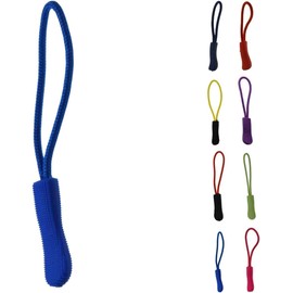 Zipper Pulls, Zip Puller Replacement – 5 Pack Royal Blue, Durable Zip Tags Cord Pulls for Backpacks, Luggage, Jackets, Suitcases & Bags – Easy Fix Zip Repair Extension (Royal Blue, 5 Pack)