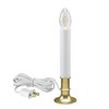 Xodus Innovations AC1120B-8 Electric Plug-in 8.25 inch Flameless Window Candle
