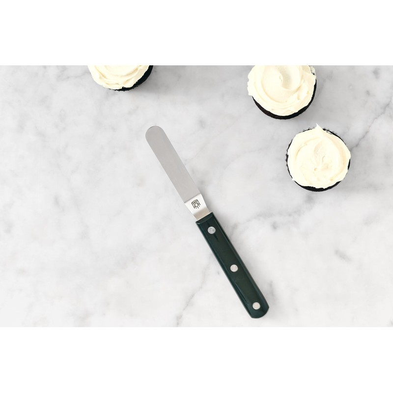King Arthur Baking Company Offset Spatula, Japanese Stainless Steel, 4-Inch