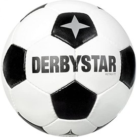 Derbystar Retro TT V21 Football White Black 5