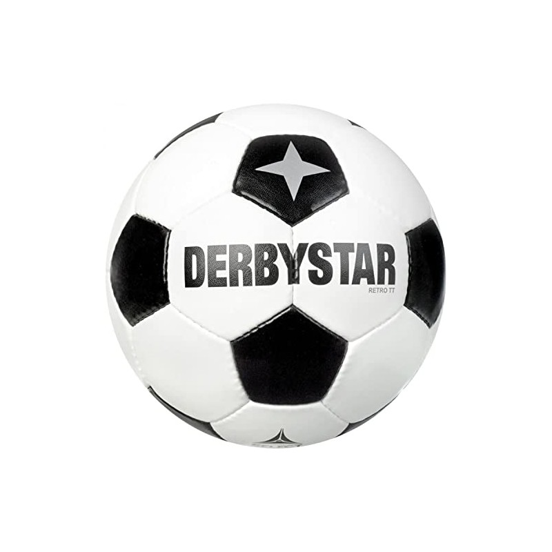 Derbystar Retro TT V21 Football White Black 5
