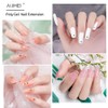 AIJIMEI Poly Nägel Gel 15ml,2Farben Nail Extension Gel Kit Mit