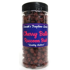 Cherry Balls Raccoon Bait DP Nuggets SheTraps Sarahs Lures 16 Ounce Container
