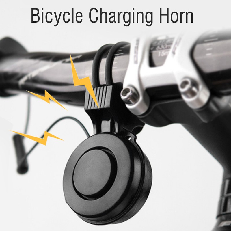 Black Fashionable Appearance Single Sound Extraordinary Fixed Freely Bicycle Charging