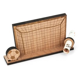 Giftota - Originelle Lustig Geburtstag Geldgeschenk Holz - Fußball, Fußballnetz, Liebe Fußball - Geschenk zum Geburtstag - Geburtstag Jubiläum - Geschenke aus Holz