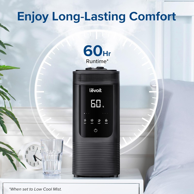 LEVOIT 6L Smart Warm and Cool Mist Humidifiers for Home