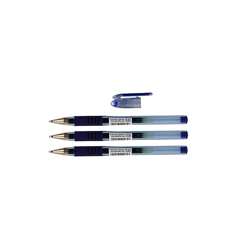 Pilot G-1 Grip Roller Ball Pens Broad 1.0 Tip Blue