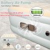 Queen Air Mattress with Built in Pump, Rechargeable, 16'' Raised,