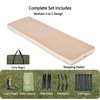 Inflatable Camping Cot, with Sleeping Pad 76"x26"
