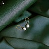 Amberta Allure Women's 9ct Gold Pearl Drop Earrings, Yellow Gold,