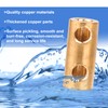 10pcs 10 AWG Gauge Wire Connector Nut Kit, Brass Splicing