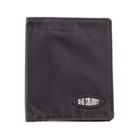 Big Skinny Metro Bi-Fold Slim Wallet, Holds Up to 20 Cards, Black