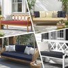 Olliwand Outdoor Bench Cushion 45x18 Inch Waterproof/Fade-Resistant Patio Furniture Cushions,